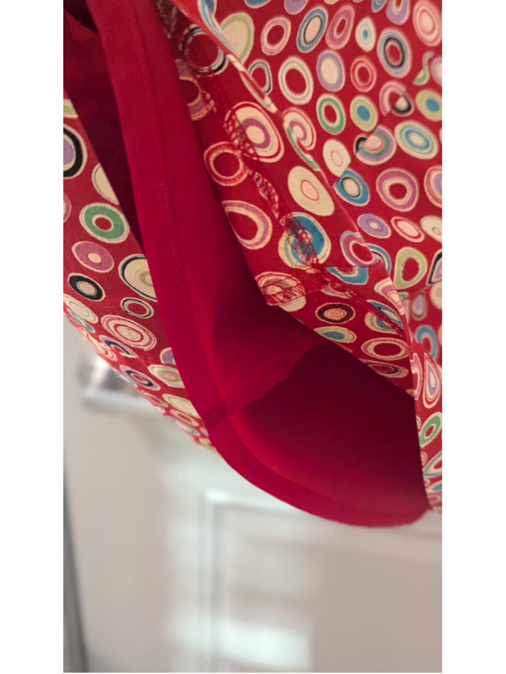 Vintage Robbie Bee Red Retro Polka Dot Fit & Flare Dress Size 8 Lined Sleeveless - Picture 3 of 5
